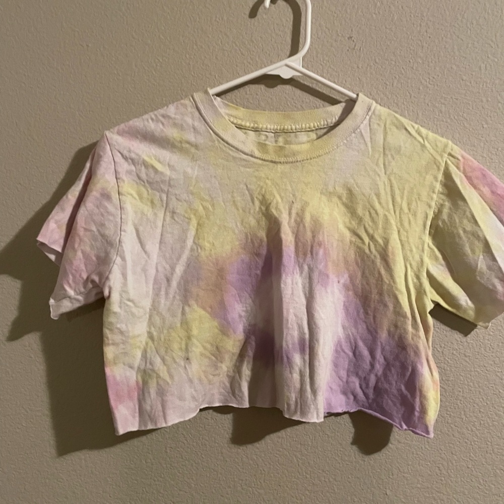 Cropped Tie dye t-shirt